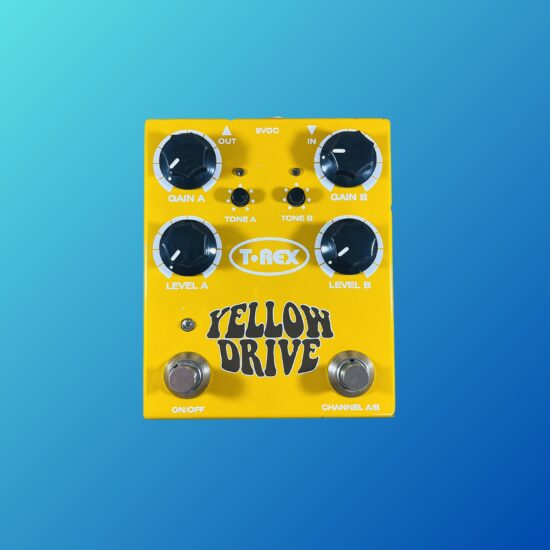 T-Rex Yellow Drive Dual Channel Distortion Pedal