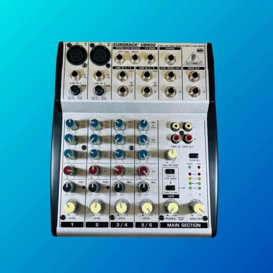 Behringer Eurorack UB802 8-Input 2-Bus Mixer