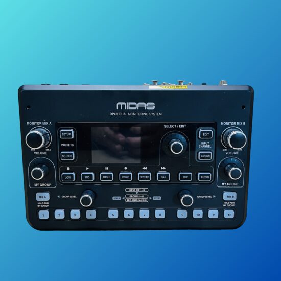 Midas DP48 Dual 48-Channel Personal Monitor with SD Recorder