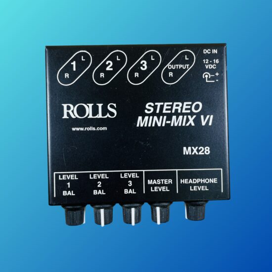 Rolls MX28 Mini-Mix VI Stereo Mixer