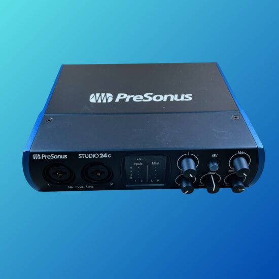 PreSonus Studio 24C 2x2 USB-C Audio / MIDI Interface