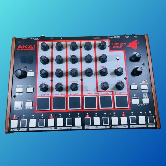 Akai Rhythm Wolf Analog Drum Machine and Bass Synthesizer