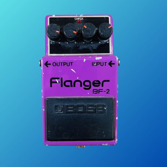 Boss BF-2 Flanger 1980-1984 (Black Label) Made In Japan