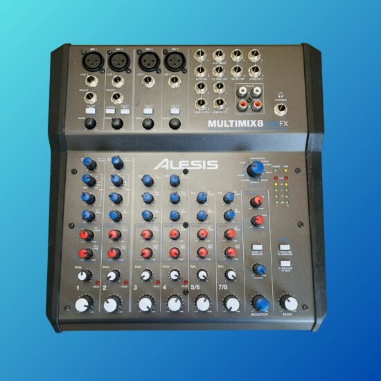 Alesis MultiMix 8 USB FX 8-Channel Mixer with Effects